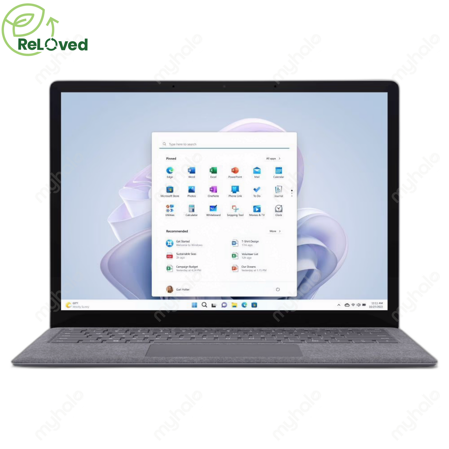 MICROSOFT SURFACE LAPTOP 5 1950 (i5-12/8GB/256GB) (TOUCHSCREEN)