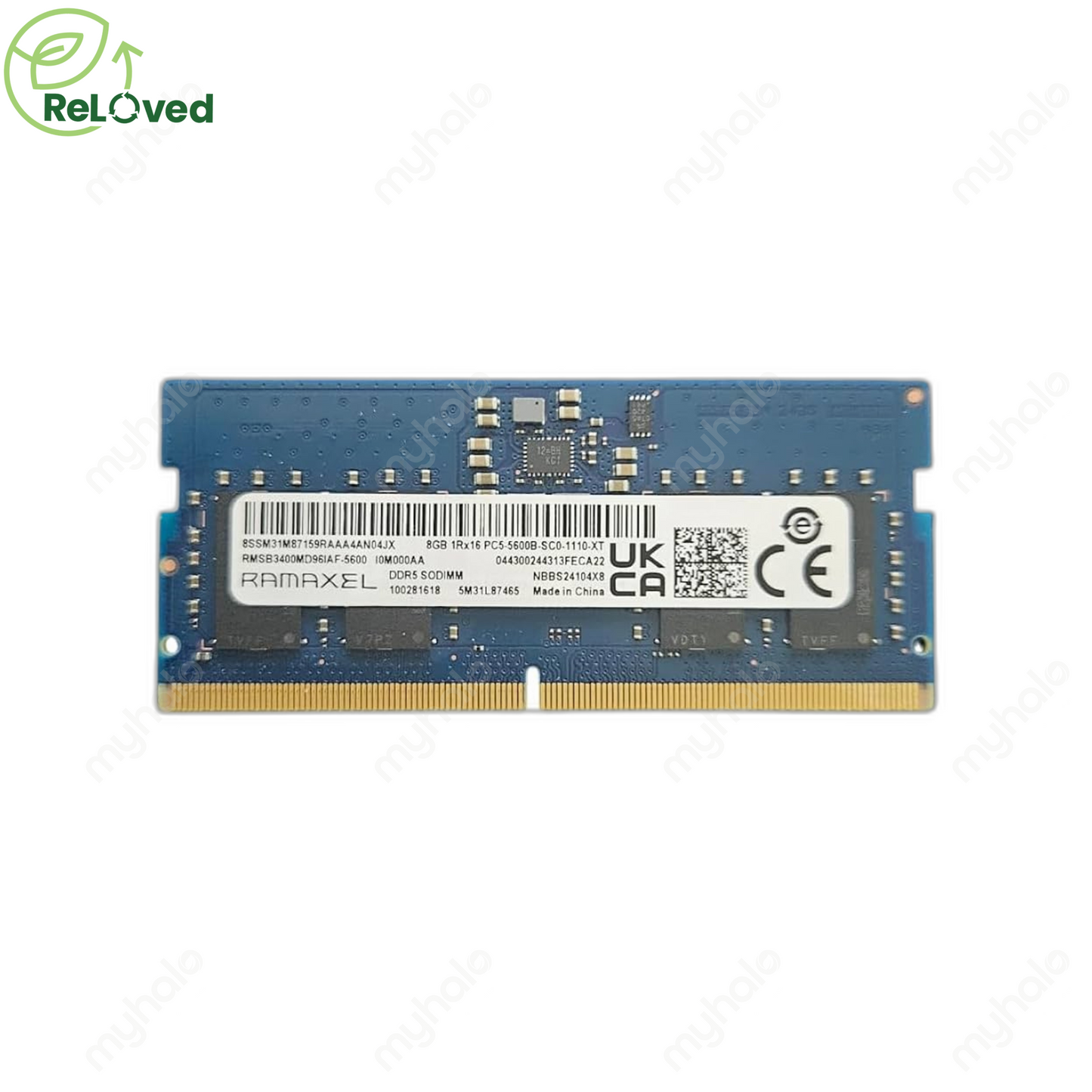 RAMAXEL 8GB DDR5 5600MHz PC5-44800 SO-DIMM 笔记本内存条