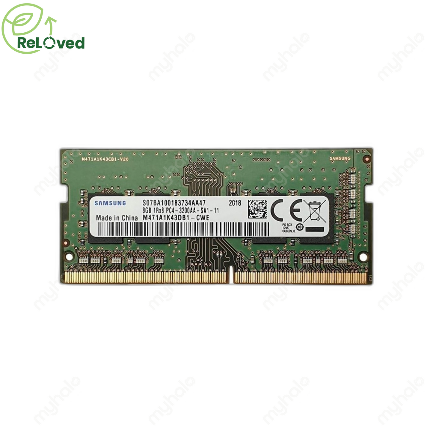 SAMSUNG 8GB DDR4 3200MHz PC4-25600 SO-DIMM LAPTOP MEMORY