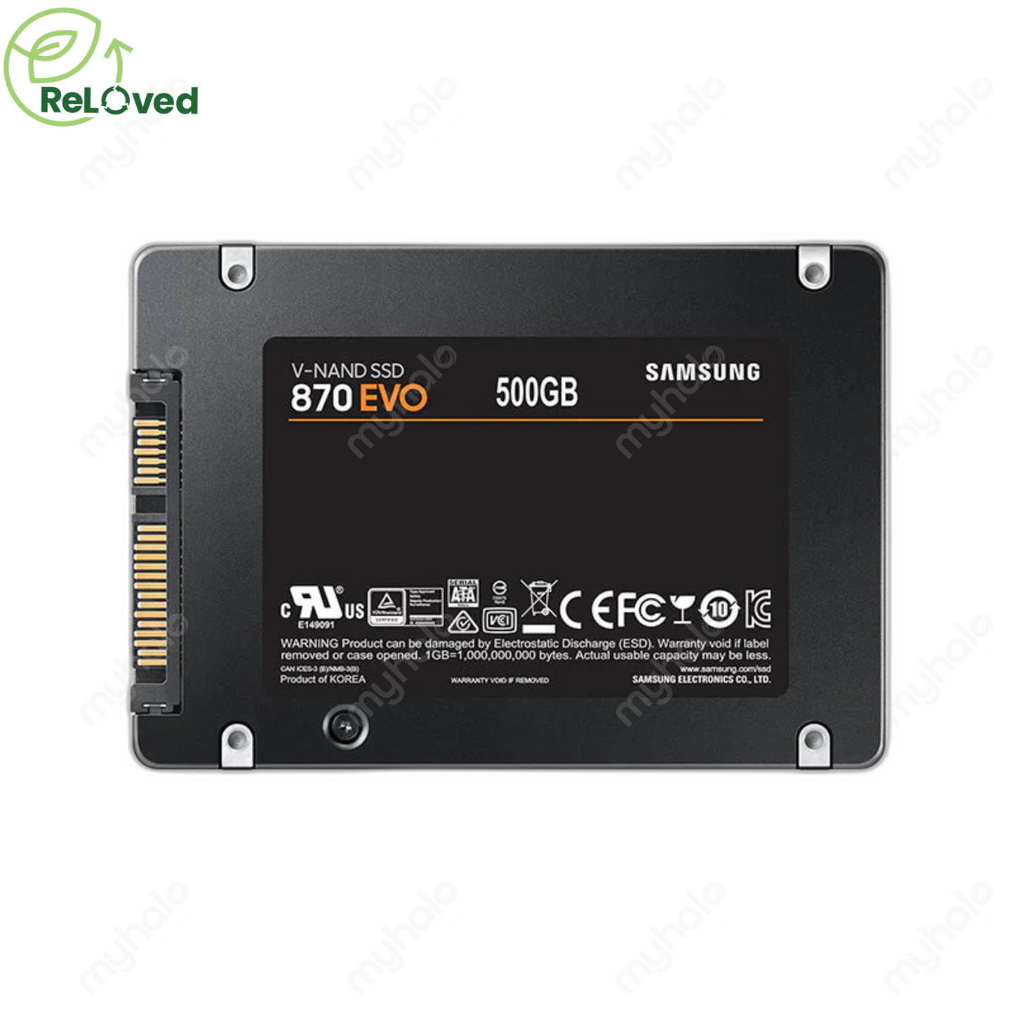 SAMSUNG 870 EVO 500GB SATA 2.5" SSD WITH USB ENCLOSURE
