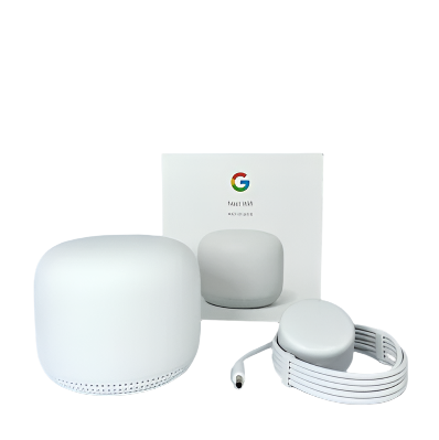 Google Nest Wifi 3点セット ホワイト BRAND NEW] GOOGLE NEST WIFI ADD-ON POINT WITH GOOGLE ASSISTANT