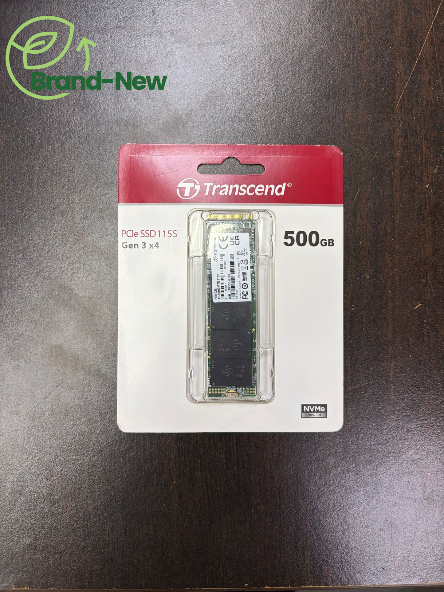 BRAND NEW TRANSCEND 500GB PCIE GEN3 X4 M.2 NVME SSD