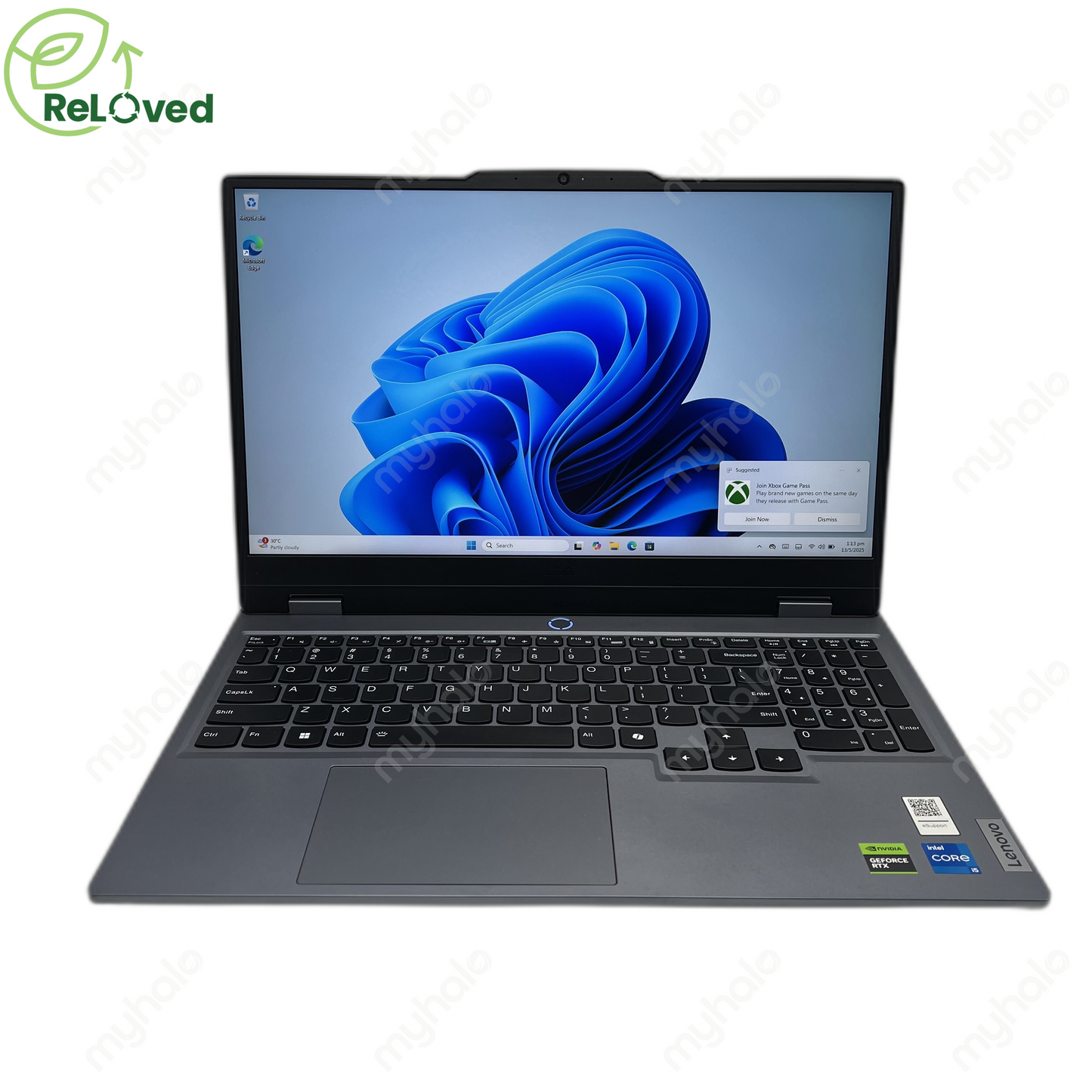LENOVO LOQ 15IAX9 (i5-12/20GB/512GB) (RTX2050)