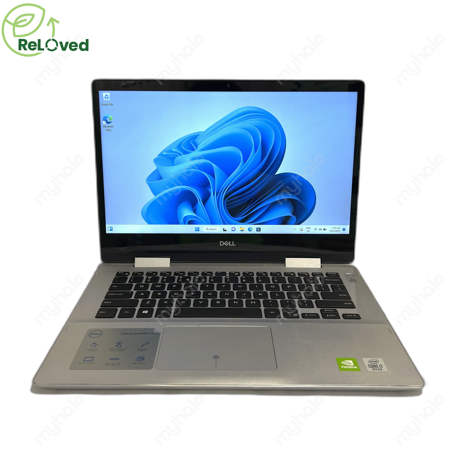DELL INSPIRON 14 5491 2-IN-1 (i7-10/16GB/512GB) (TOUCHSCREEN)
