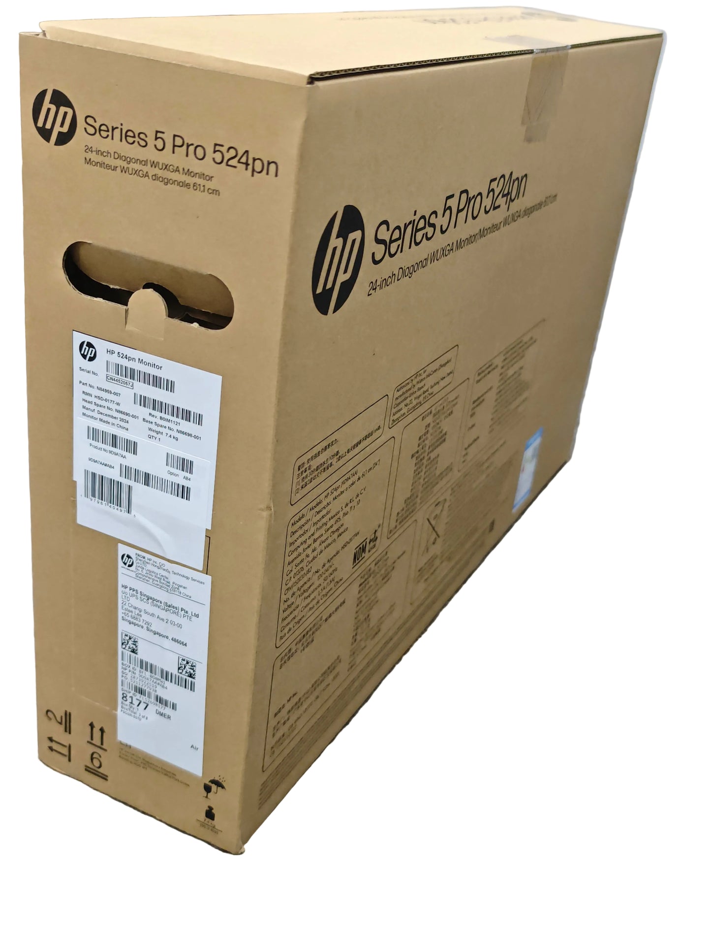 HP 24-inch SERIES 5 PRO 524PN GAMING MONITOR (IPS | 100Hz)