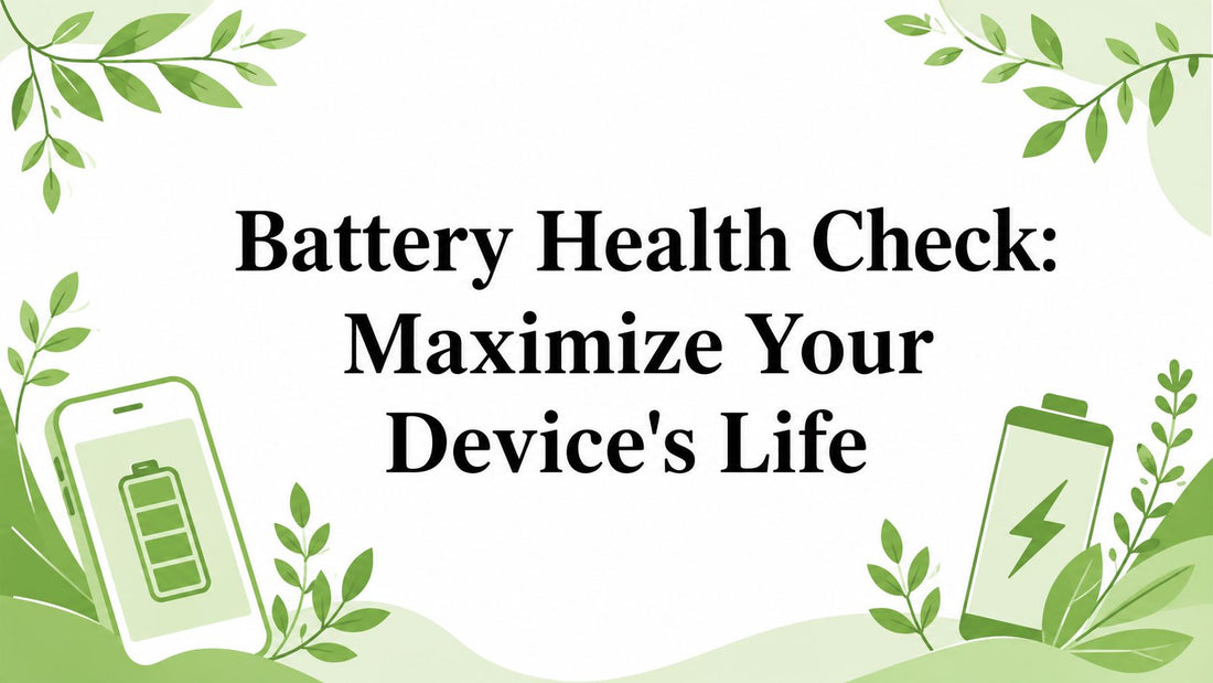 Battery Health Check: Maximize Your Device's Life