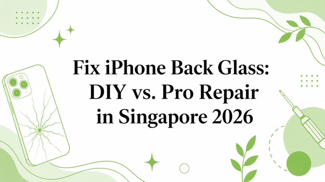 Fix iPhone Back Glass: DIY vs. Pro Repair in Singapore 2026