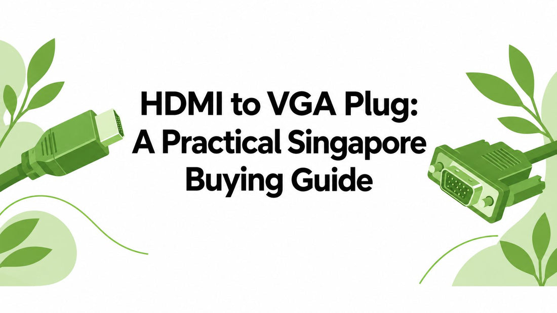 HDMI to VGA Plug: A Practical Singapore Buying Guide
