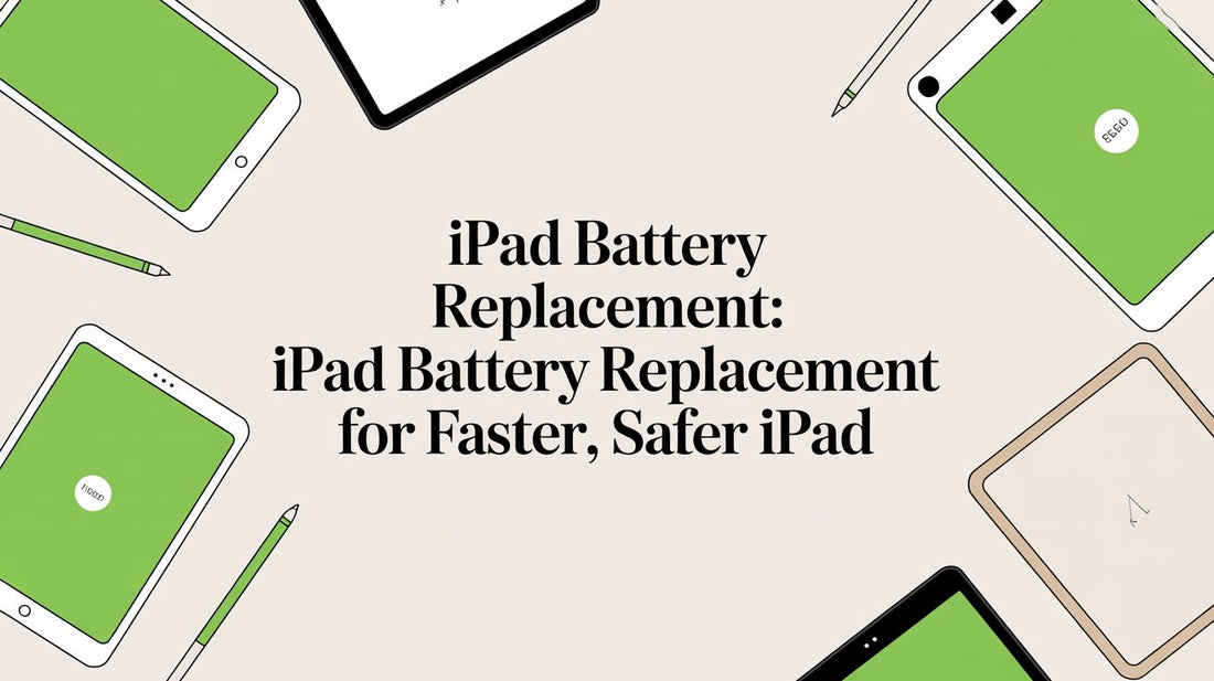 Ipad Battery Replacement: ipad battery replacement for faster, safer iPad
