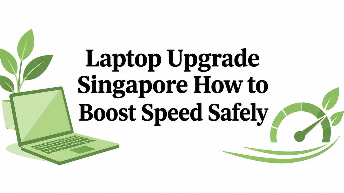Laptop Upgrade Singapore How to Boost Speed Safely