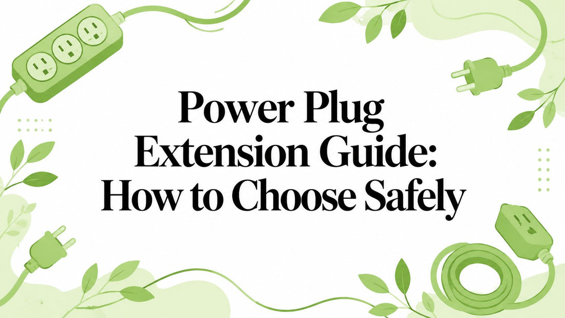 Power Plug Extension Guide: How to Choose Safely