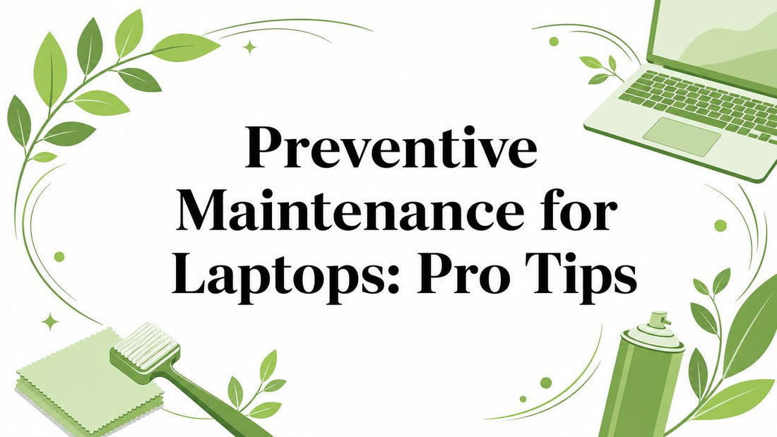 Preventive Maintenance for Laptops: Pro Tips