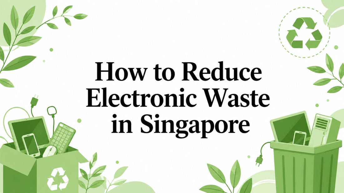 How to Reduce Electronic Waste in Singapore