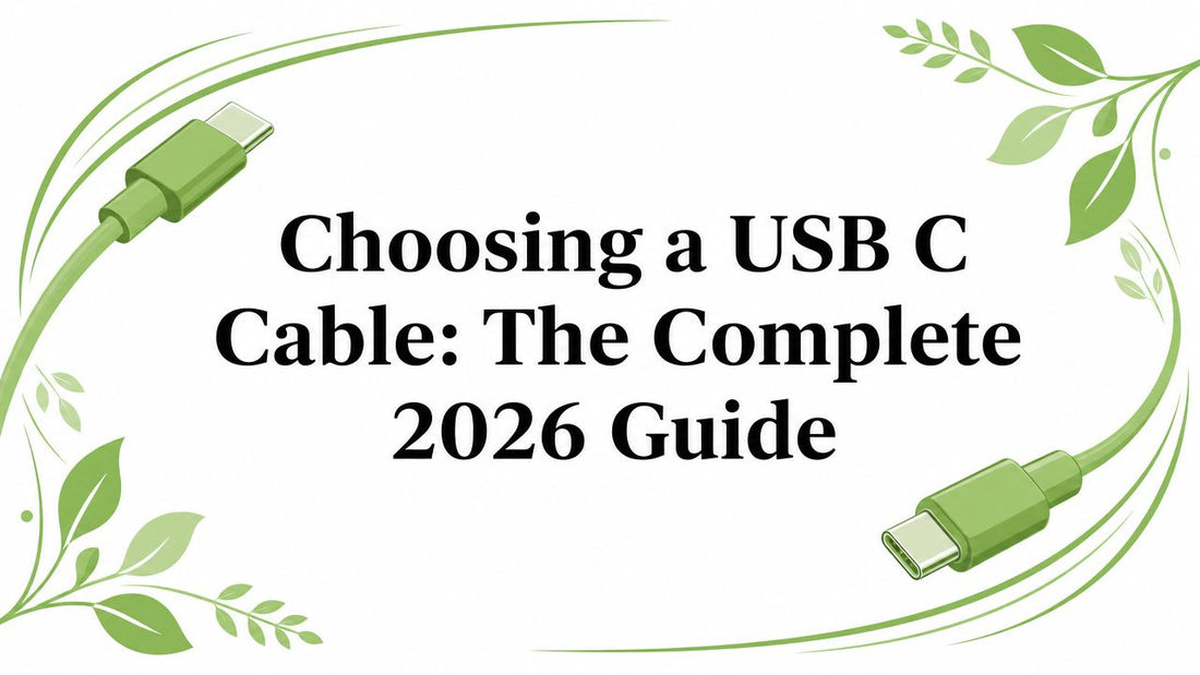 Choosing a USB C Cable: The Complete 2026 Guide