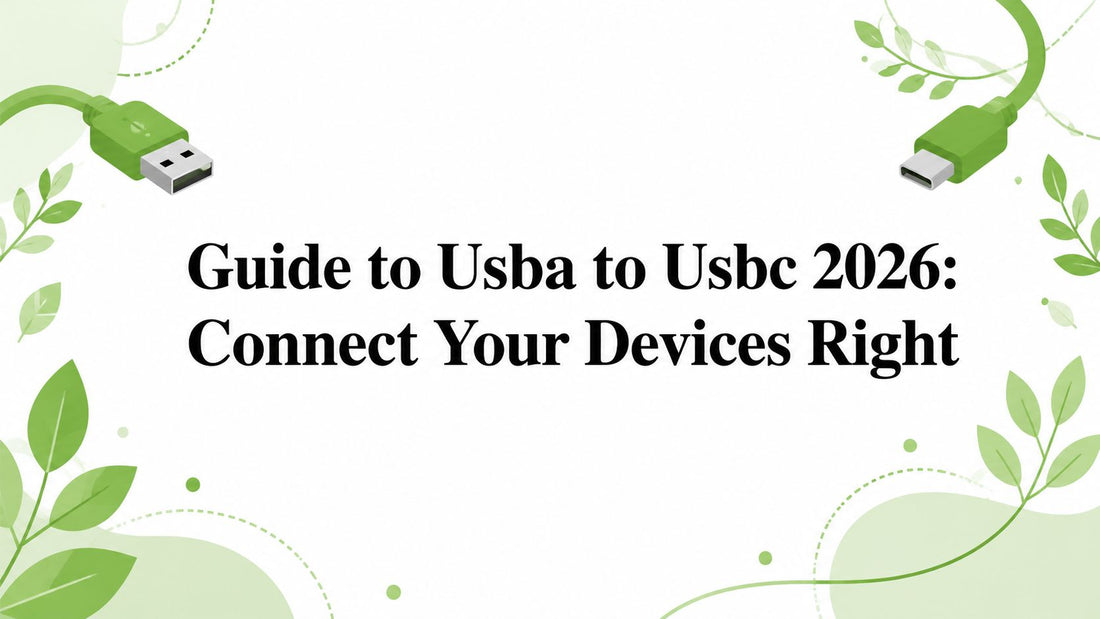 Guide to Usba to Usbc 2026: Connect Your Devices Right