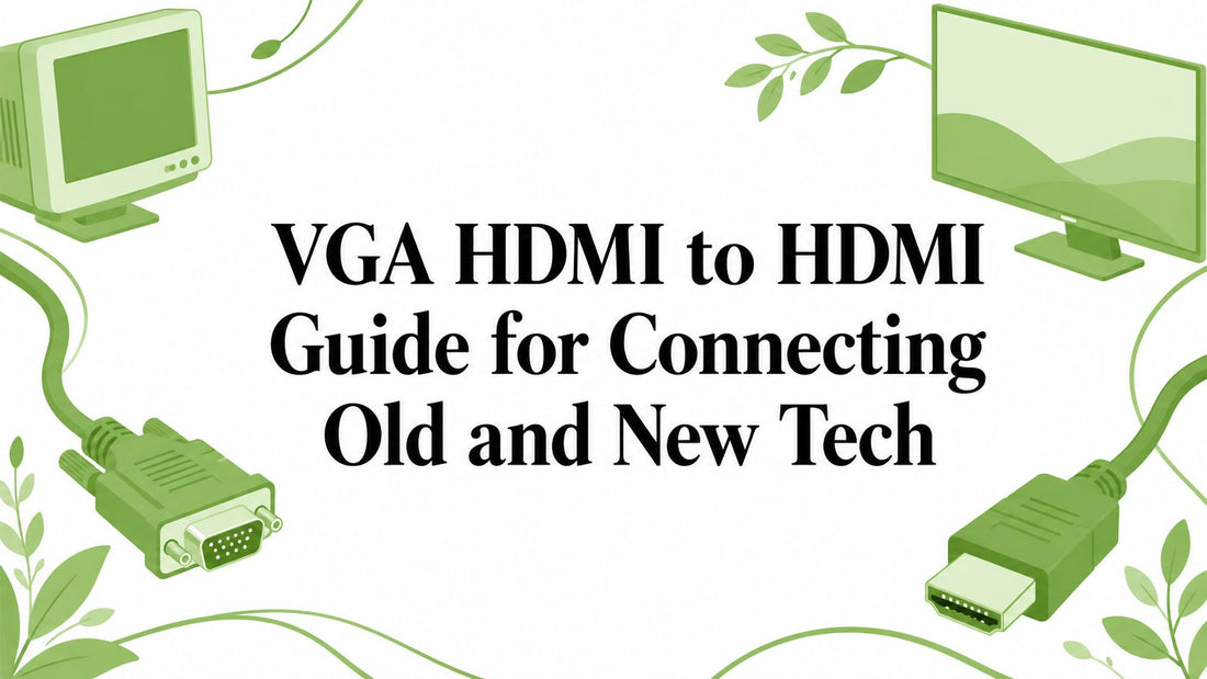 VGA HDMI to HDMI Guide for Connecting Old and New Tech