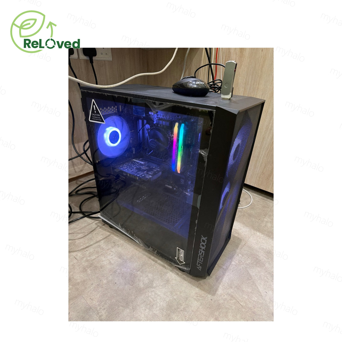 [CERTIFIED RELOVED] Aftershock RAPID Desktop (i5-11400F / 16GB / 512GB SSD) (GTX 1650)
