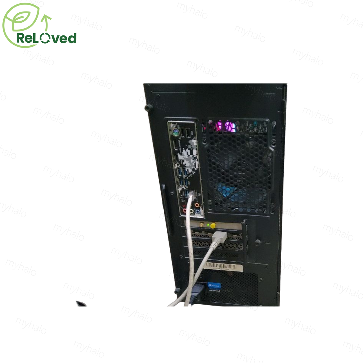 Rear I/O panel view