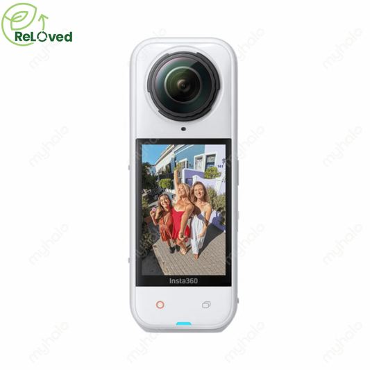 [CERTIFIED RELOVED] INSTA360 X5 (2025) (WHITE LIMITED EDITION) ESSENTIALS BUNDLE WRTY JUN 2027