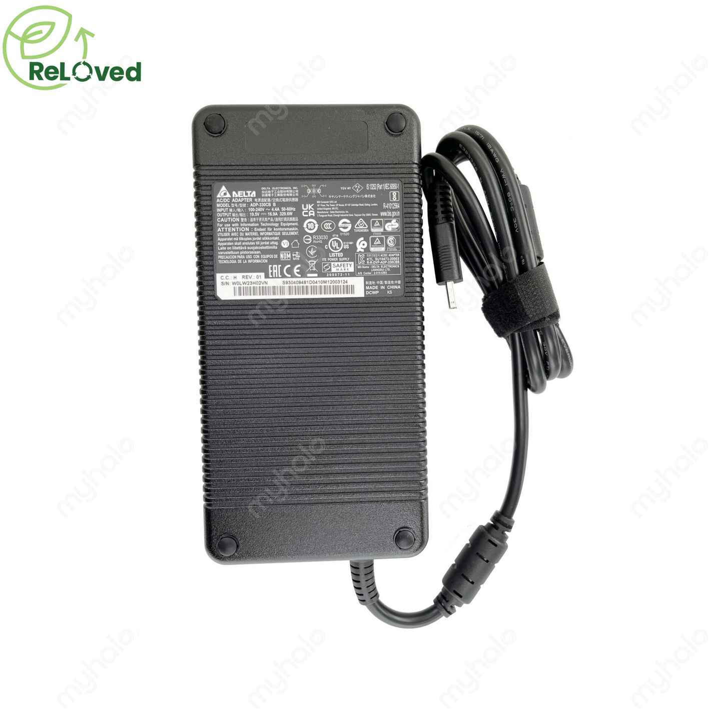 330W 19.5V 16.92A AC ADAPTER CHARGER FOR MSI TITAN GT77 / GE76 (SQUARE PIN)