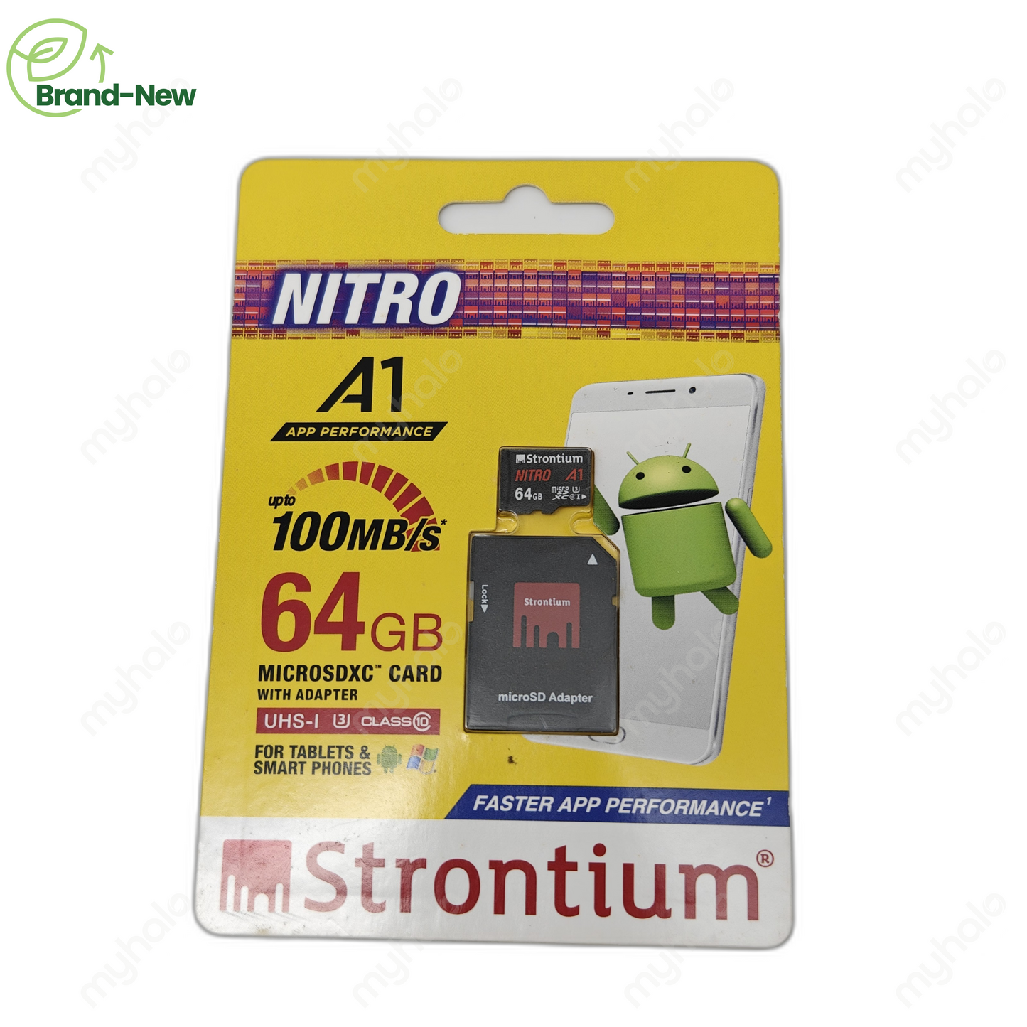 STRONTIUM NITRO A1 64GB MICROSDXC CARD (UHS-I U3 CLASS 10)