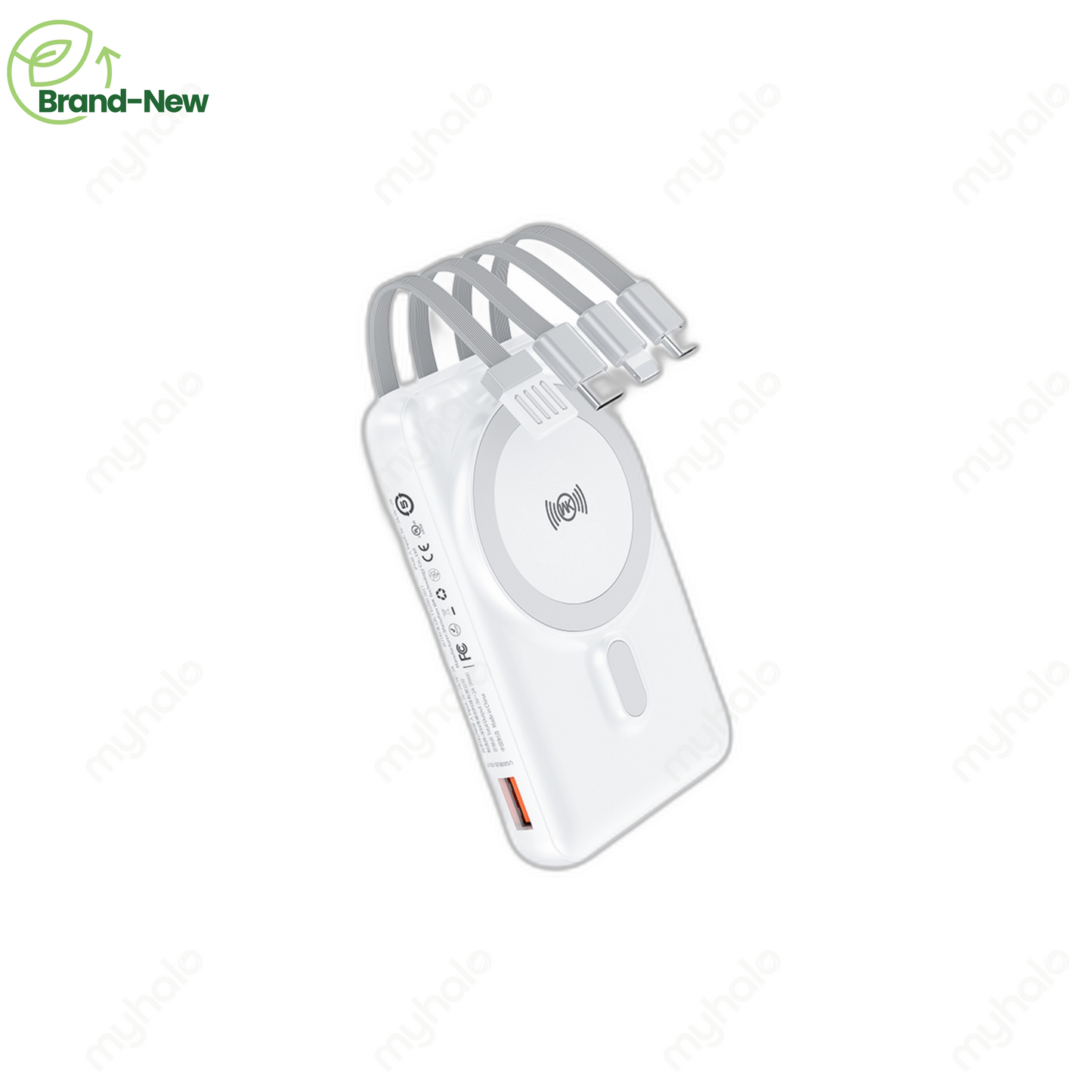 [BRAND NEW] WEKOME WP-12 10000MAH MAGNETIC WIRELESS POWER BANK