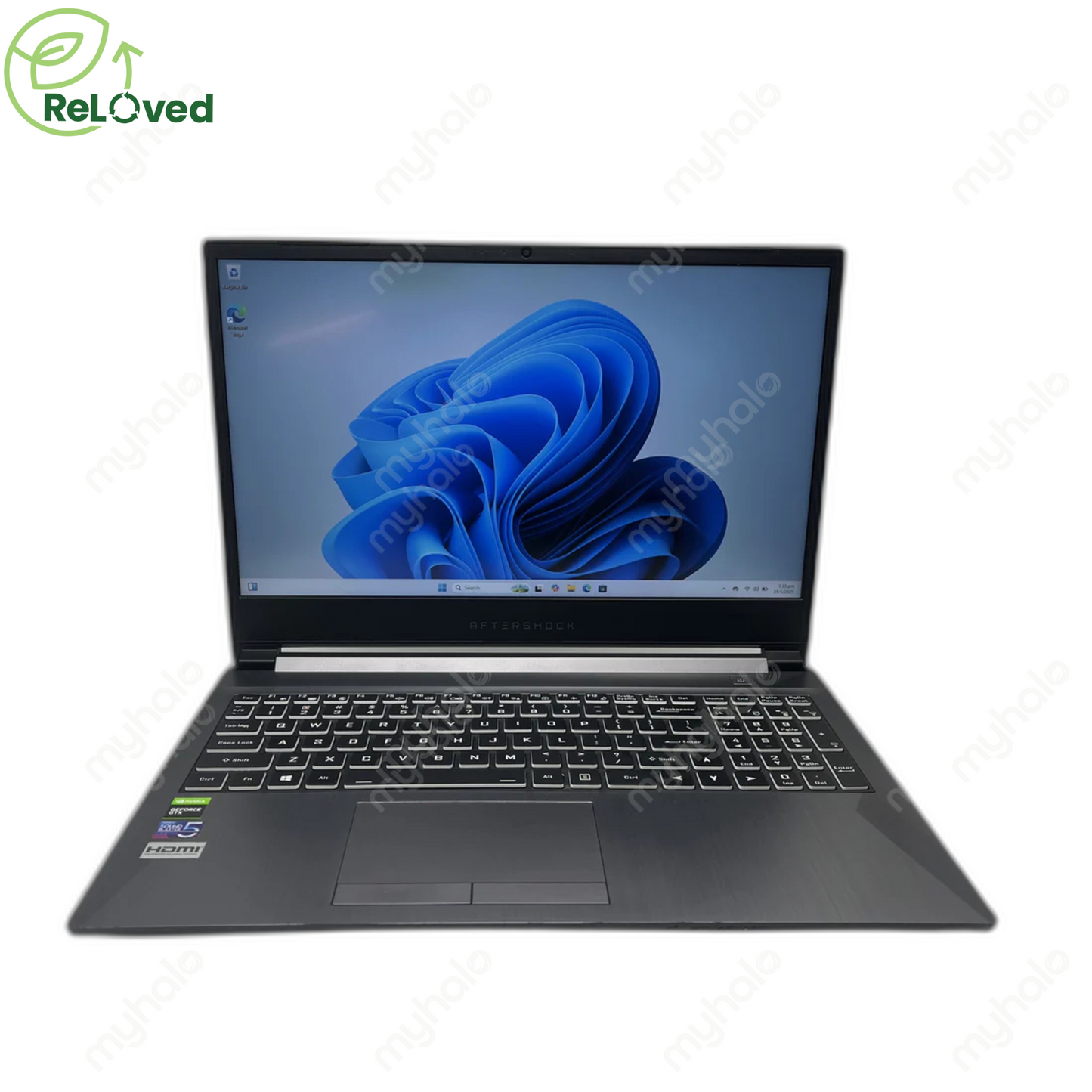 AFTERSHOCK NH58DD (I7-10875H/16GB/512GB SSD + 1TB HDD) (RTX 2060)