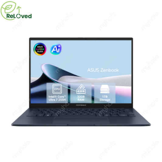 [CERTIFIED RELOVED] ASUS ZENBOOK 14 UX3405C (ULTRA 7 255H / 32GB / 1TB SSD) (OLED) WRTY JUN 2027