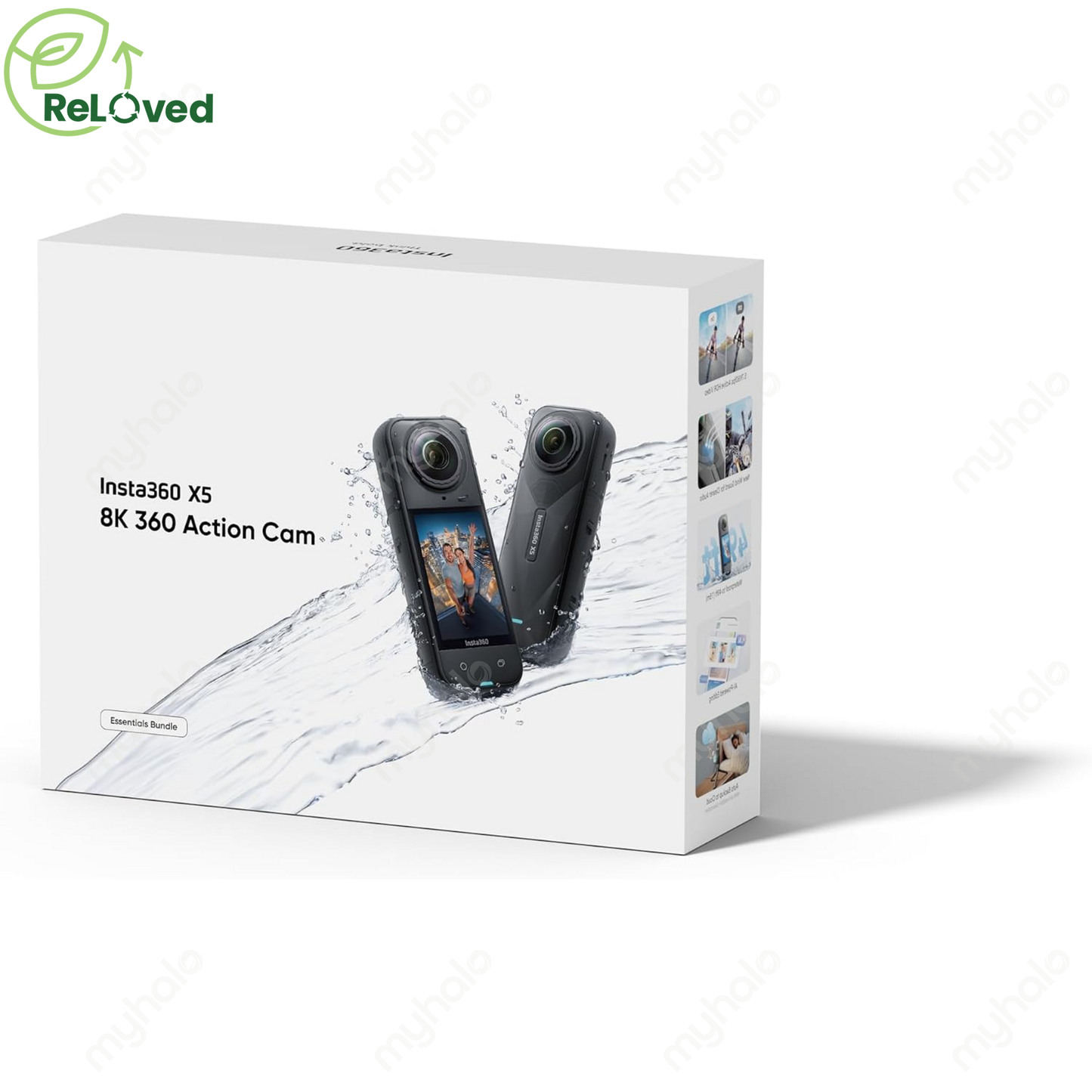 [CERTIFIED RELOVED] INSTA360 X5 (2025) ESSENTIALS BUNDLE WRTY MAY 2027