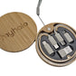 myhalo Bamboo/Recycle Plastic Multi-Functional Charging Kit