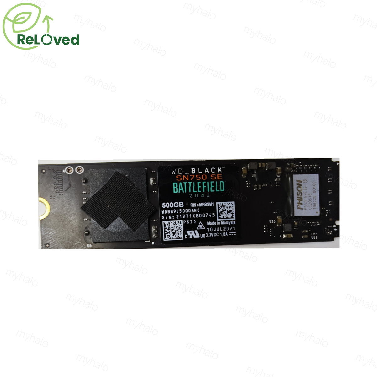 WD Black SN750 SE 500GB SSD ReLoved