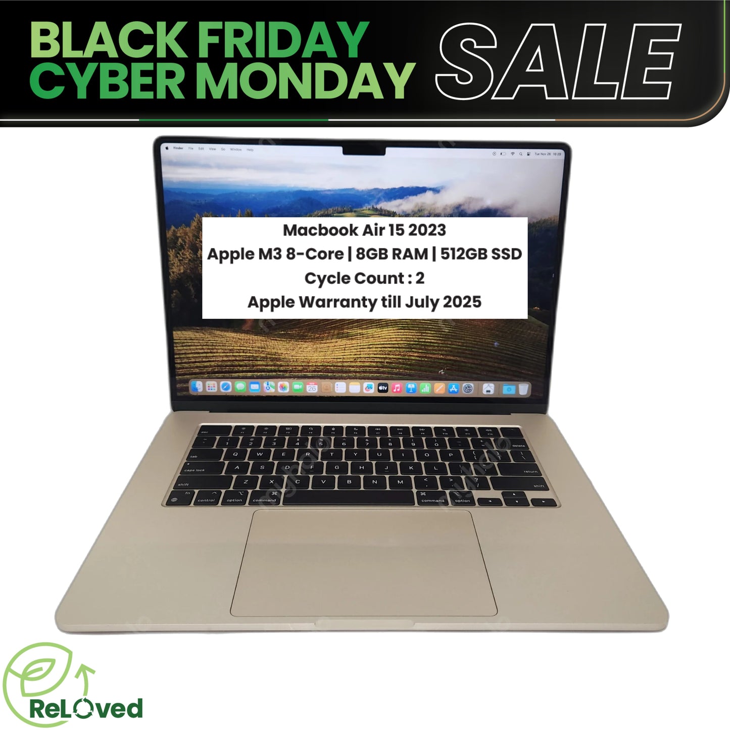 [BFCM Deal] APPLE Macbook Air 13-Inch & 15-Inch