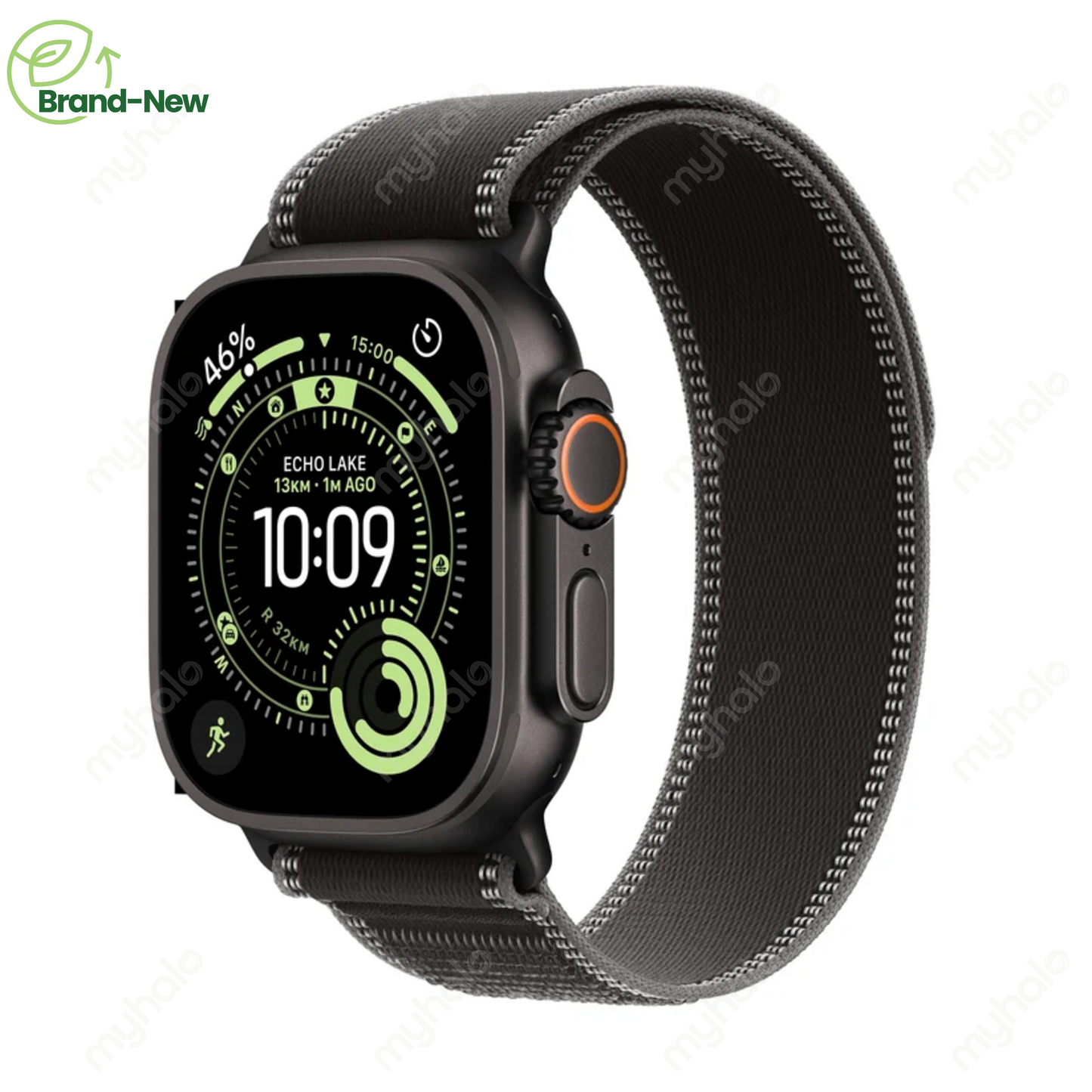 [BRAND NEW] APPLE WATCH ULTRA 3 49MM BLACK TITANIUM GPS + CELLULAR (BLACK/CHARCOAL TRAIL LOOP - S/M)