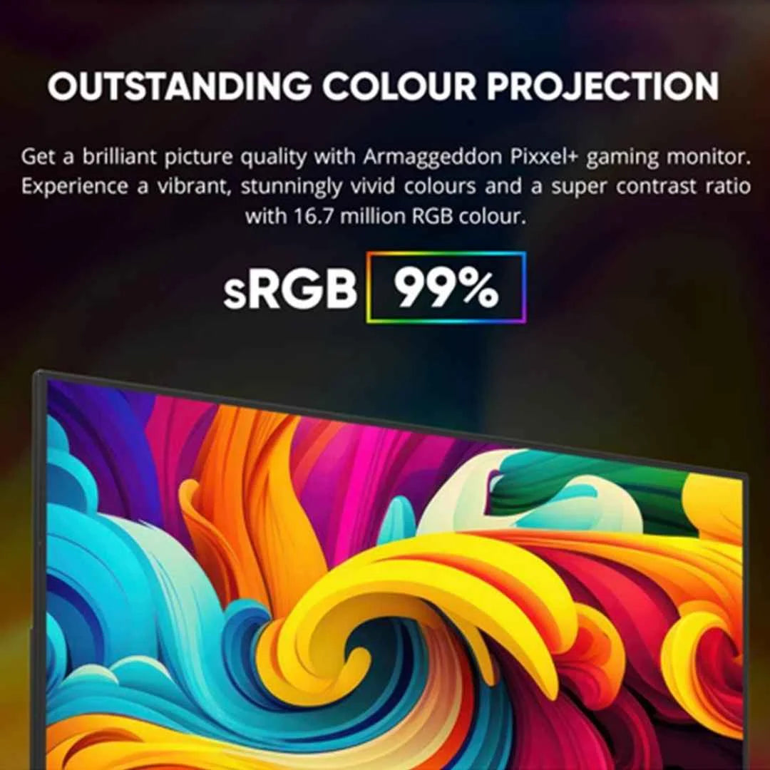 ARMAGGEDDON PIXXEL+ PRO PF22HD SUPER (21.5-INCH FHD/75HZ) (0.5MS | FRAMELESS)