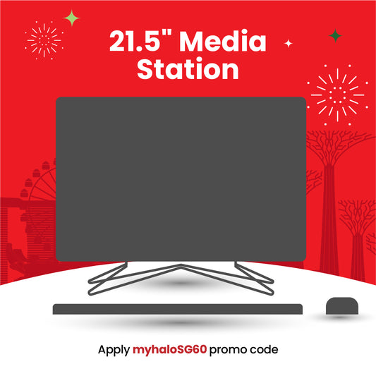[SG60] 06 Aug: [BRAND NEW] 21.5" Media Station