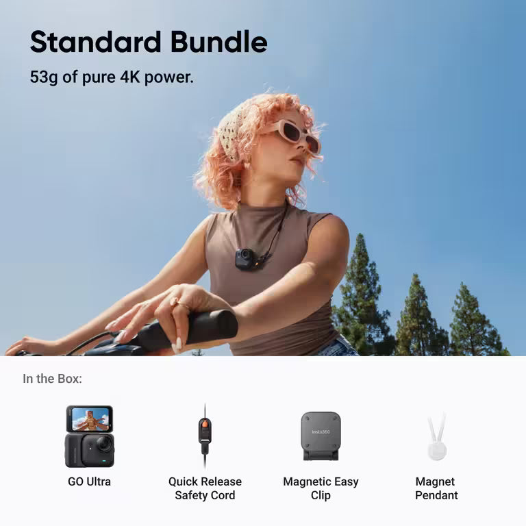 [BRAND NEW] INSTA360 GO ULTRA STANDARD BUNDLE COSMIC BLACK (4K60FPS)