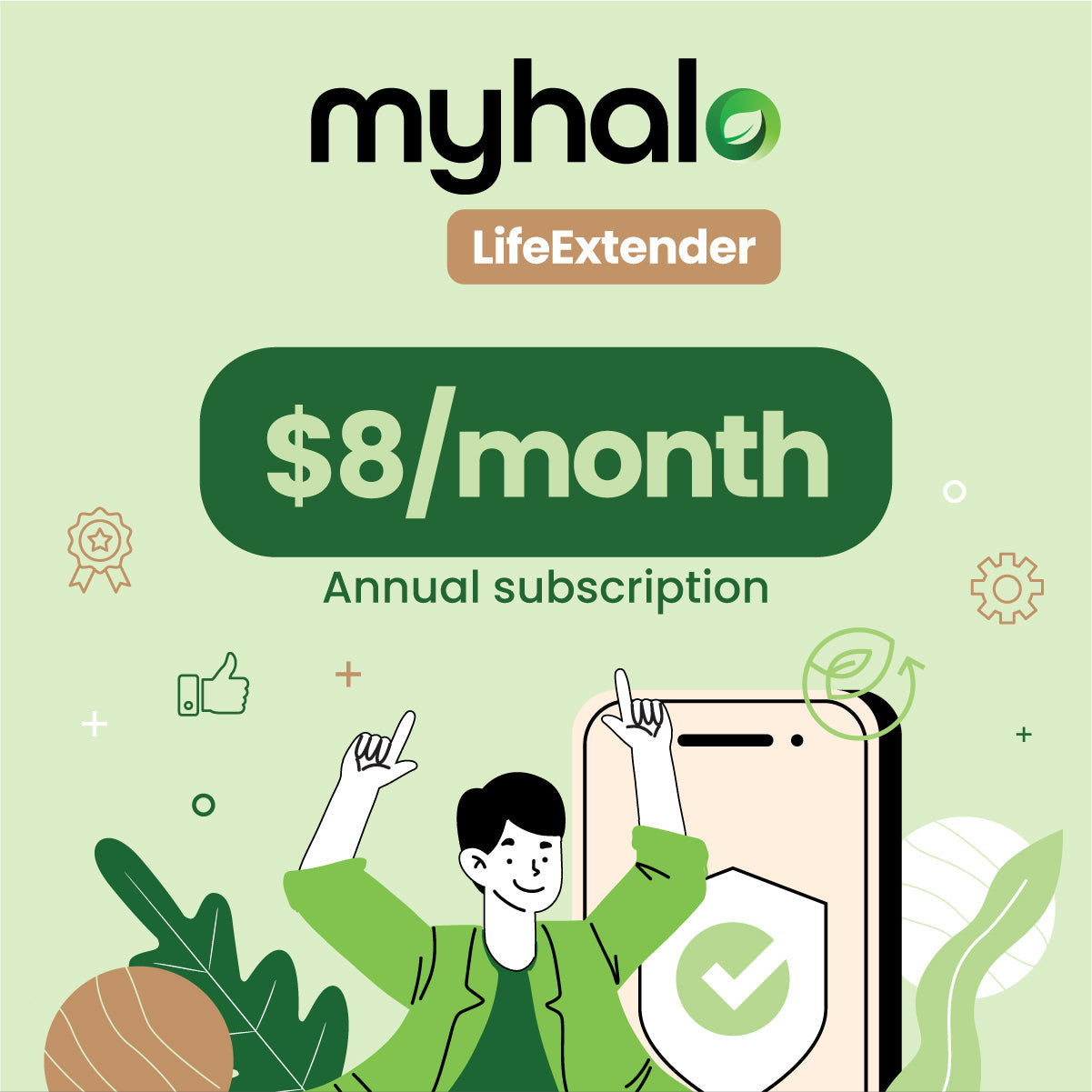 myhalo LifeExtender (LE) Subscription