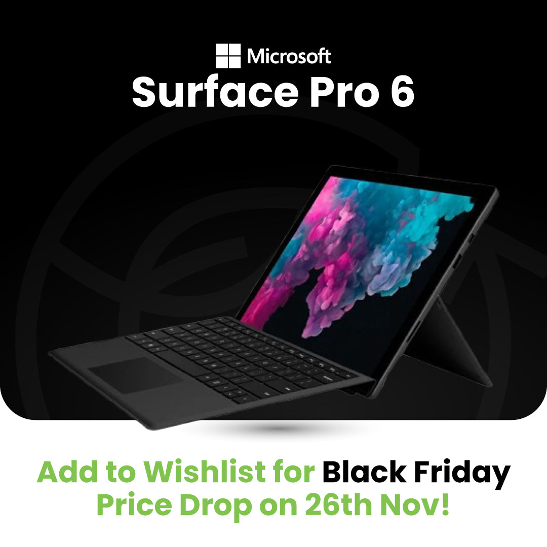 [BFCM] MICROSOFT SURFACE PRO 6 1796 (i5-8/8GB/256GB) (TOUCHSCREEN)