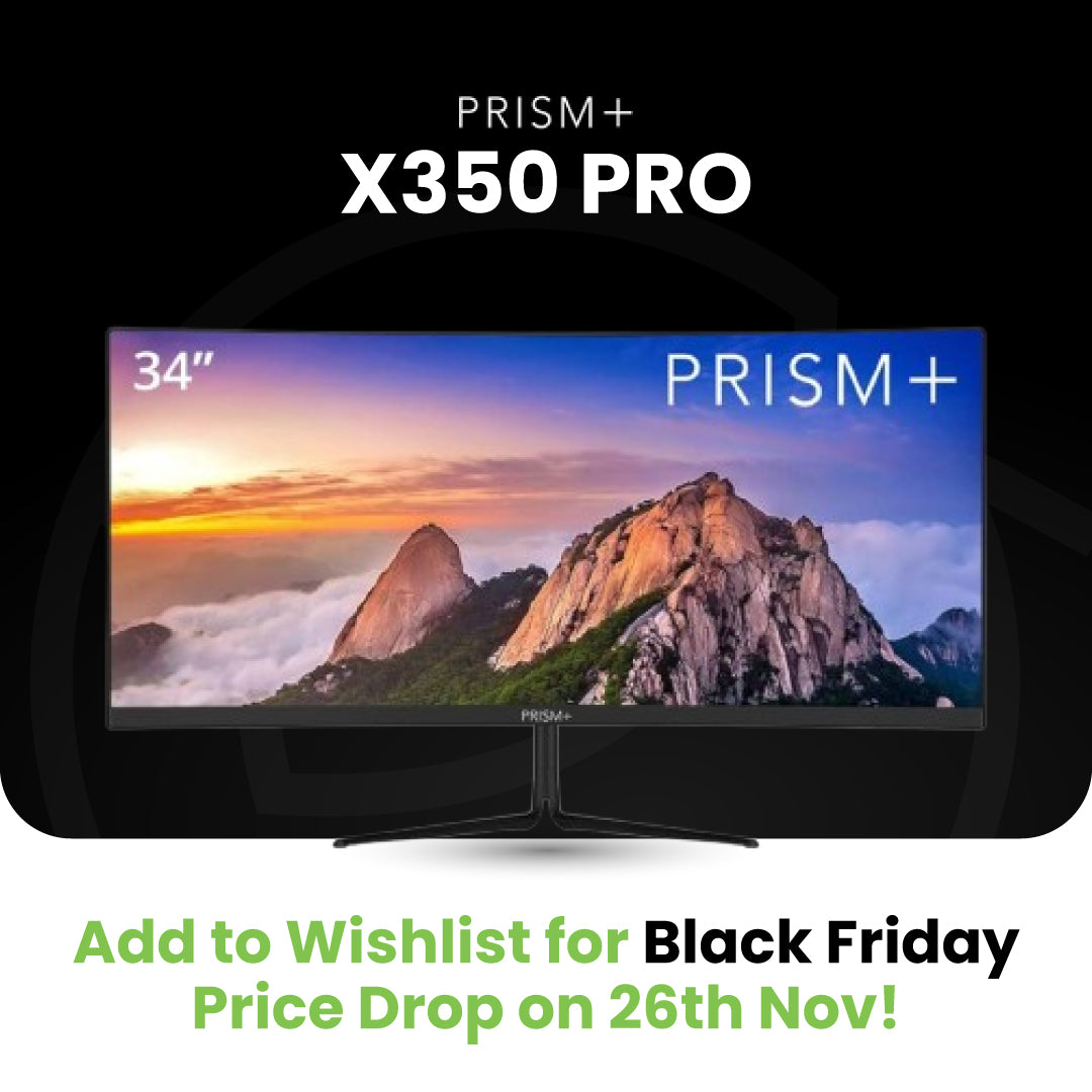 [BFCM] PRISM+ X350 PRO 180Hz CURVED SCREEN GAMING MONITOR
