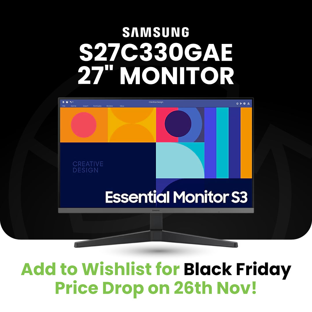 [BFCM] SAMSUNG 27-inch S27C330GAE  MONITOR (Gaming Ready)