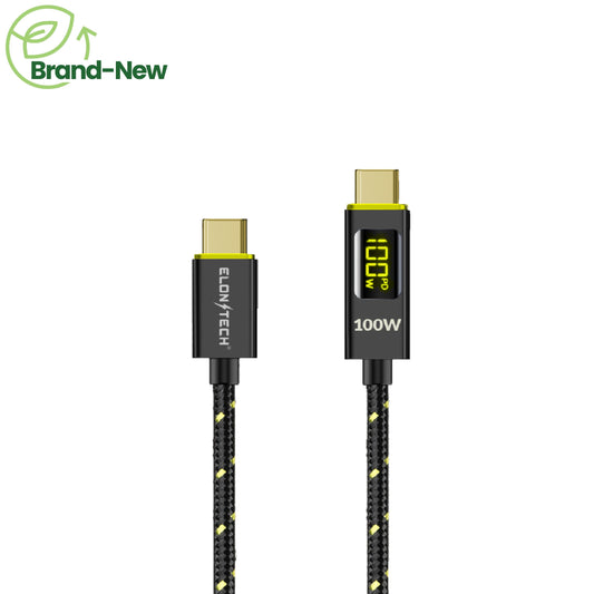 ELONXTECH 100W LED DISPLAY USB C-C CABLE