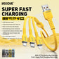 [BRAND NEW] WEKOME WDC-07TH 65W 2-IN-1 FAST CHARGING CABLE 1.2M