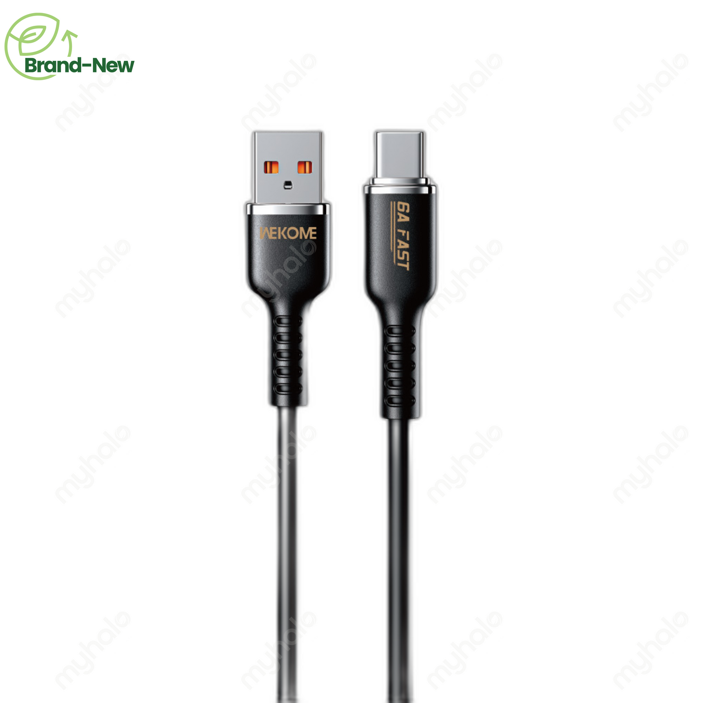 [BRAND NEW] WEKOME WDC-09A 6A FAST CHARGING USB-C CABLE 1.2M