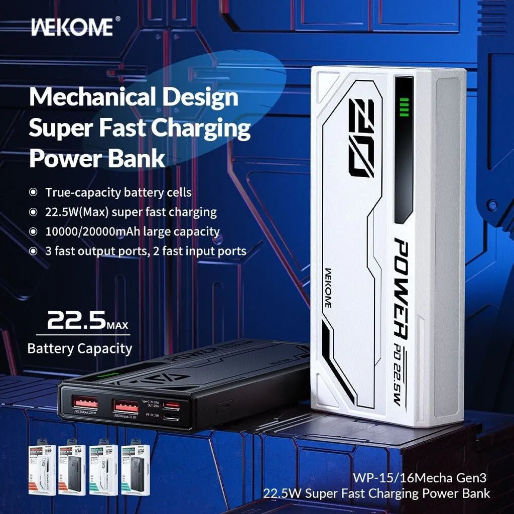 [BRAND NEW] WEKOME WP-16 20000MAH POWER BANK