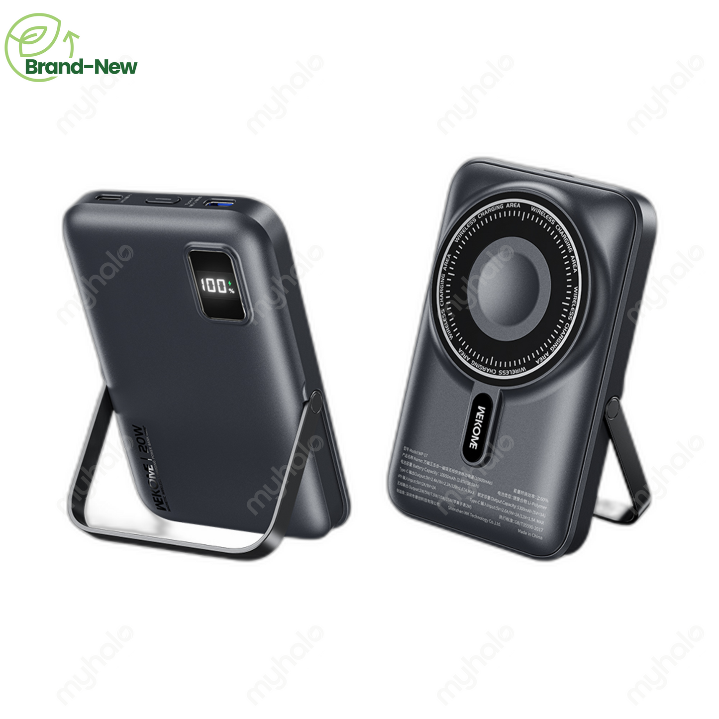 [BRAND NEW] WEKOME WP-17 MAGNETIC WIRELESS POWER BANK 10000MAH FAST CHARGE 15W