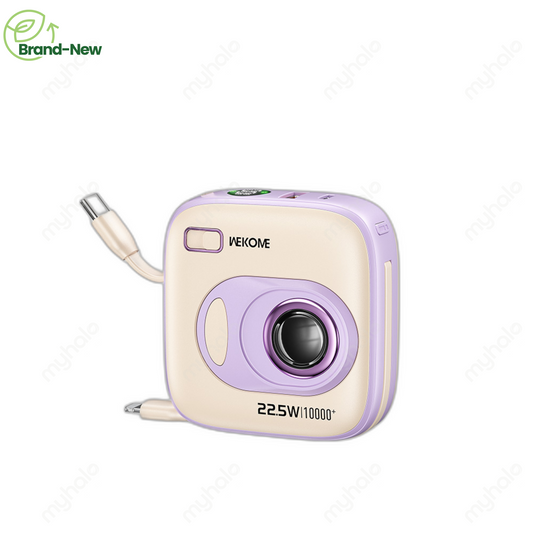 [BRAND NEW] WEKOME WP-31 10000MAH POWER BANK WITH BUILT-IN CABLES