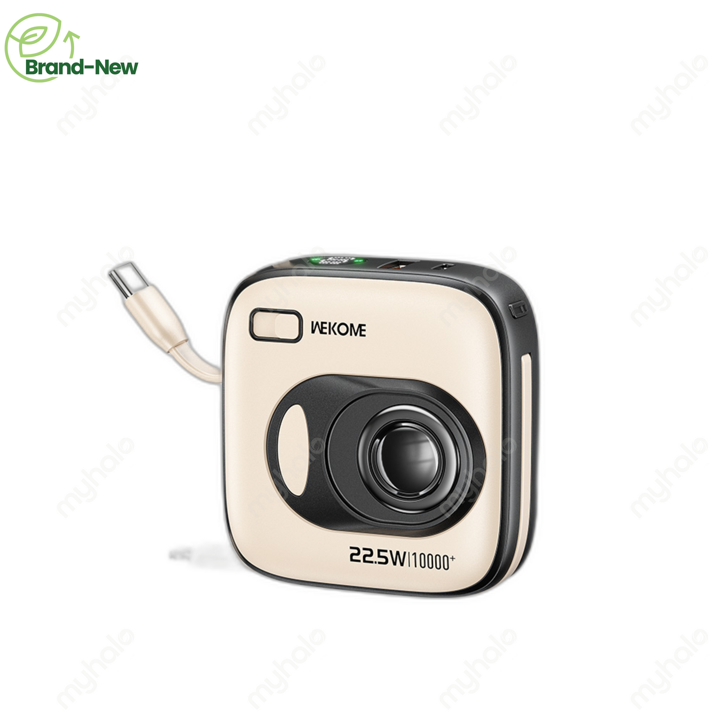 [BRAND NEW] WEKOME WP-31 10000MAH POWER BANK WITH BUILT-IN CABLES