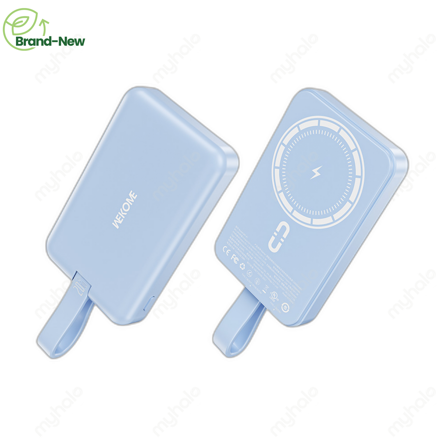[BRAND NEW] WEKOME WP-47 10000MAH MAGNETIC WIRELESS POWER BANK