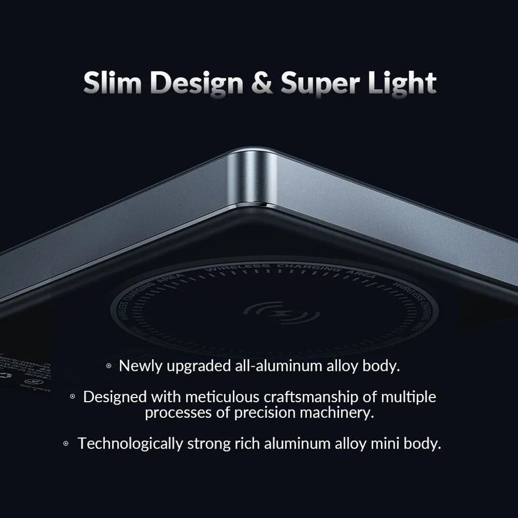 [BRAND NEW] WEKOME WP-67 BLADE ULTRA-THIN MAGNETIC WIRELESS POWER BANK 10000MAH 15W