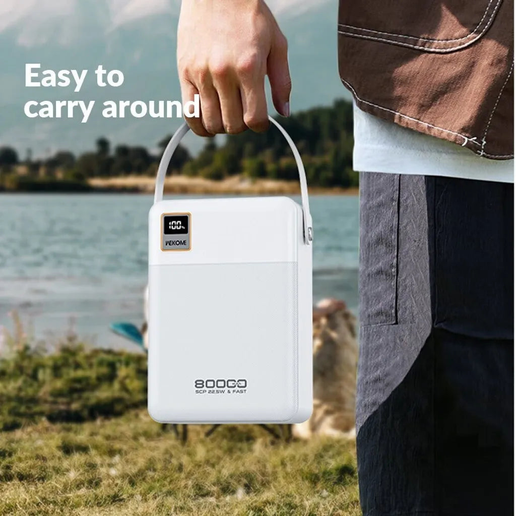[BRAND NEW] WEKOME WP-78 80000MAH 22.5W FAST CHARGE POWER BANK